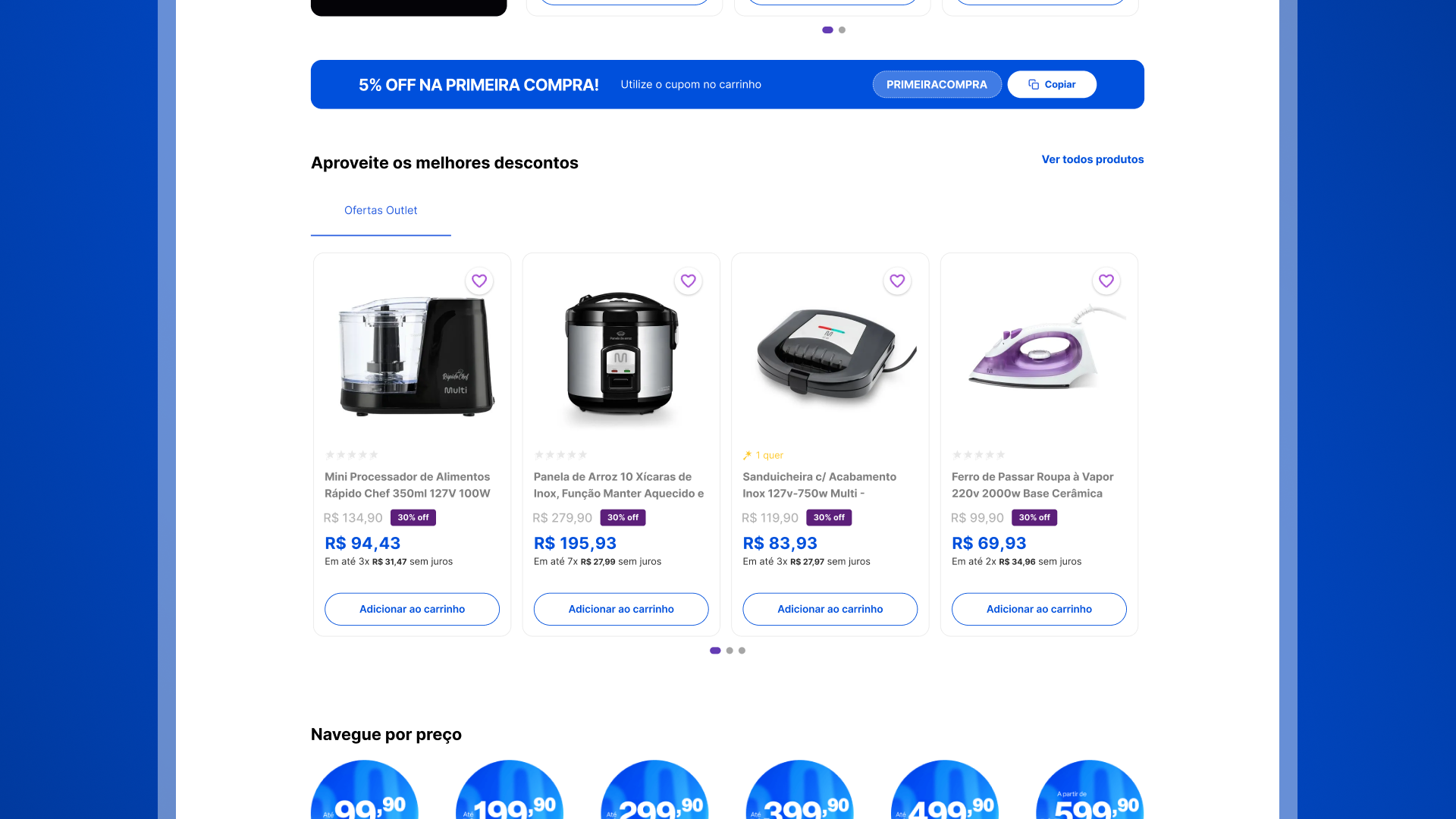 Página de produto