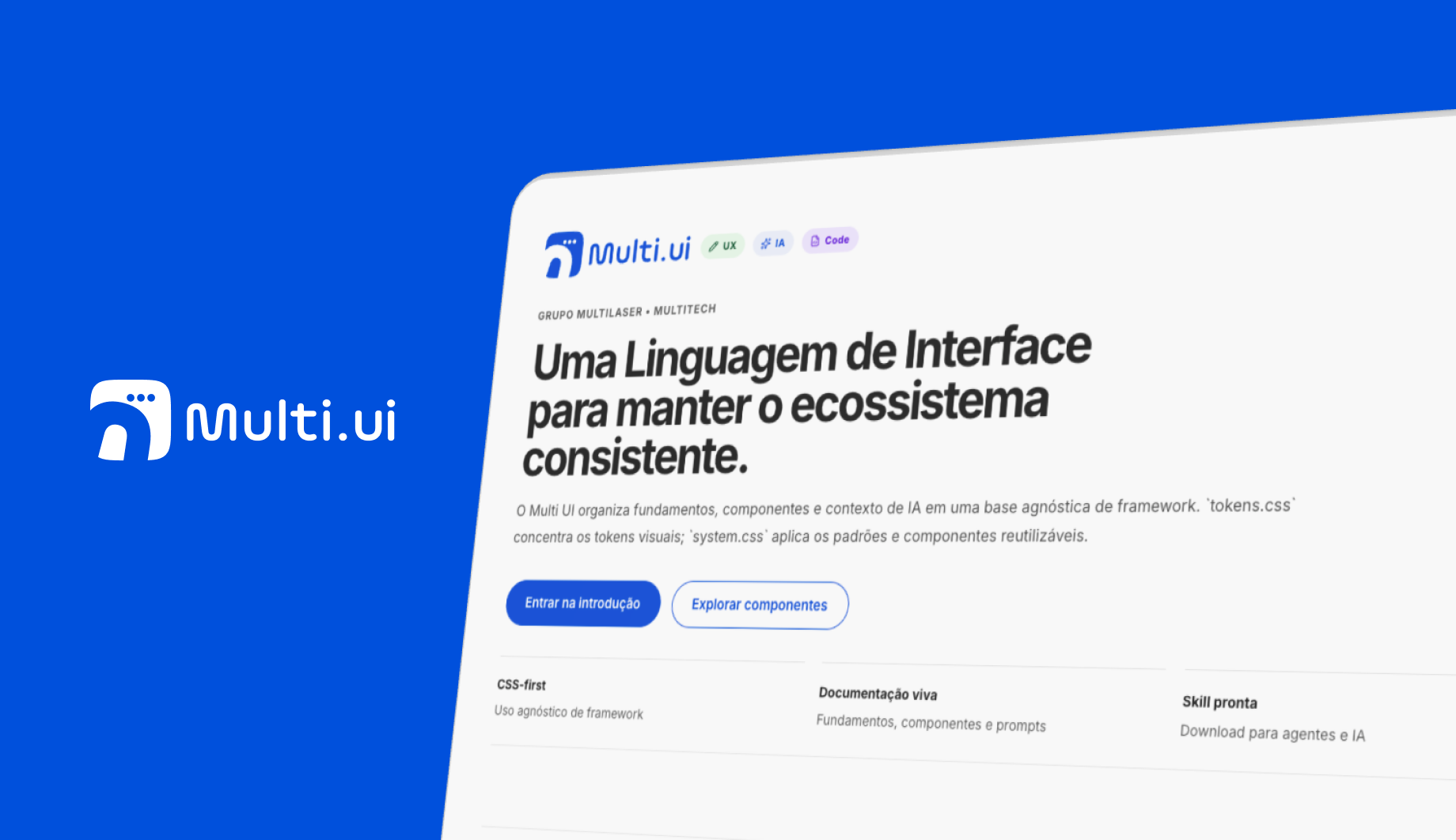 Capa do projeto Multi UI