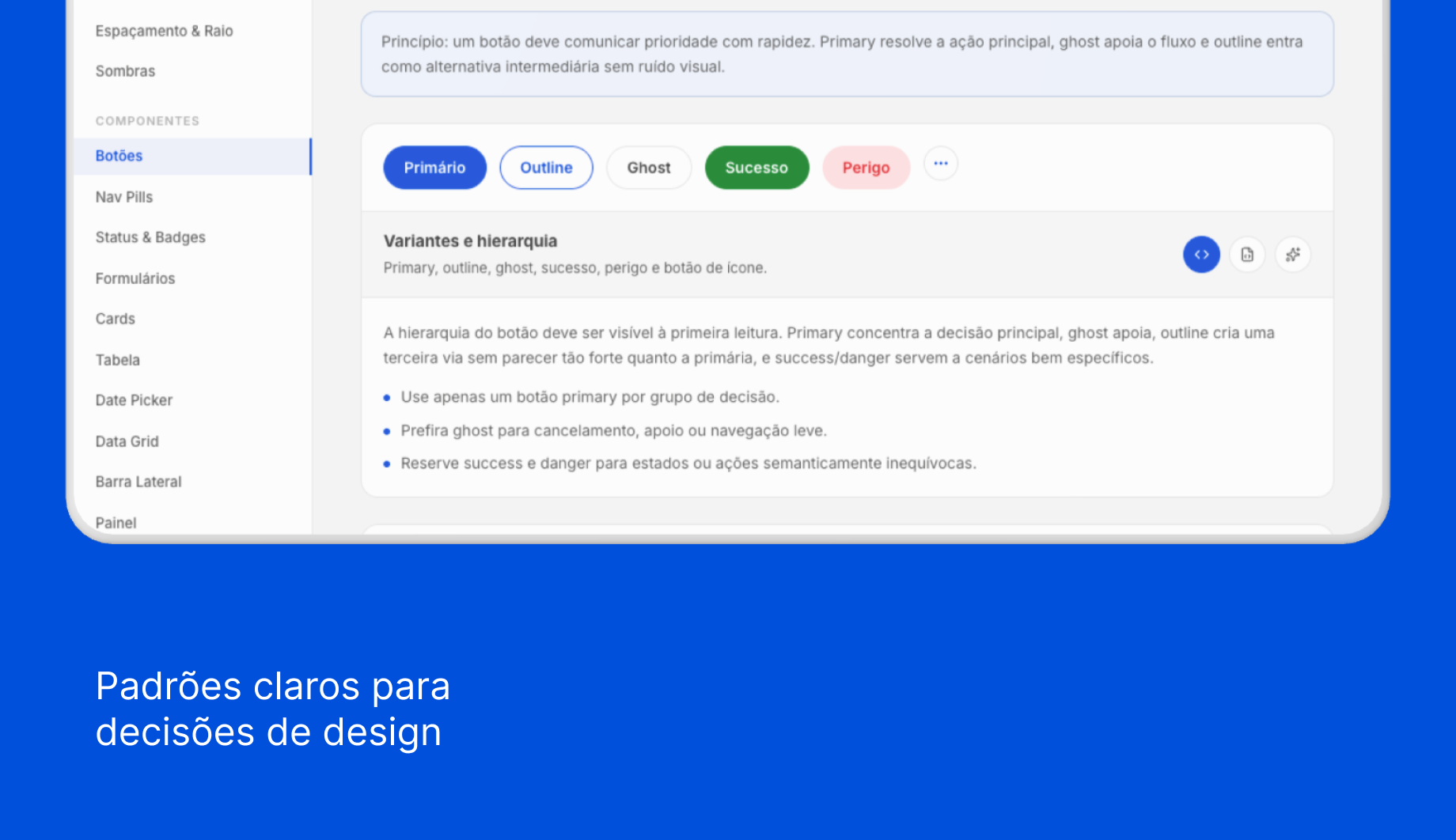 Base de design do Multi UI