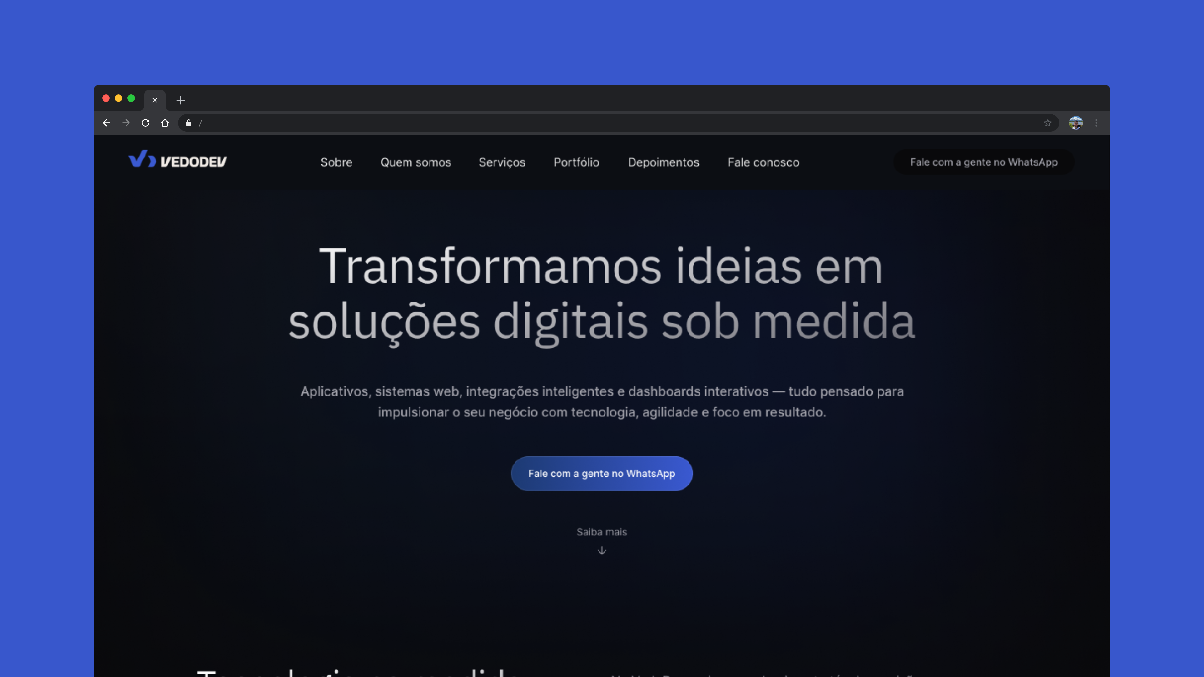 Capa do projeto Vedodev